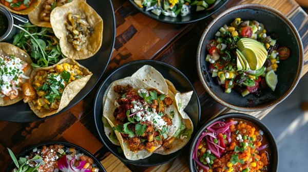Delicious Mexican food in Los Angeles.