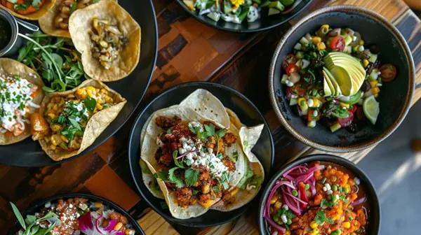 Delicious Mexican food in Los Angeles.